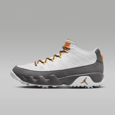 Кроссовки Jordan Air 9 G NRG Golf Shoes, цвет White/Cool Grey/Anthracite/University Gold
Кроссовки Jordan Air 9 G NRG Golf Shoes, цвет White/Cool Grey/Anthracite/University Gold
