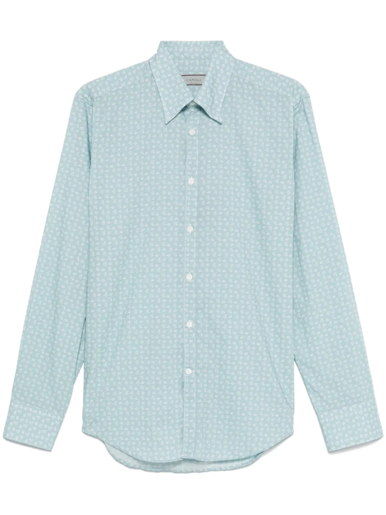 Canali рубашка с принтом, синий
Canali рубашка с принтом, синий