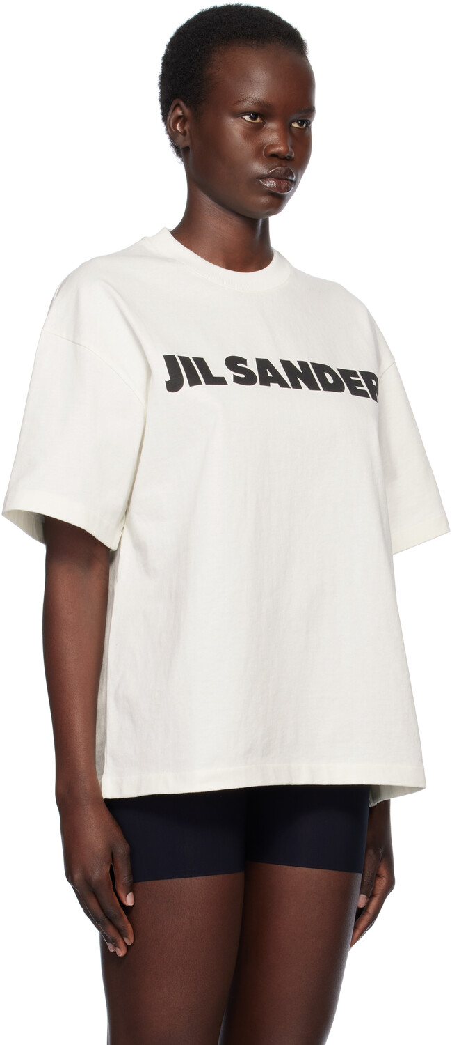 Jil ander Белая свободная футболка Jil Sander
Jil ander Белая свободная футболка Jil Sander