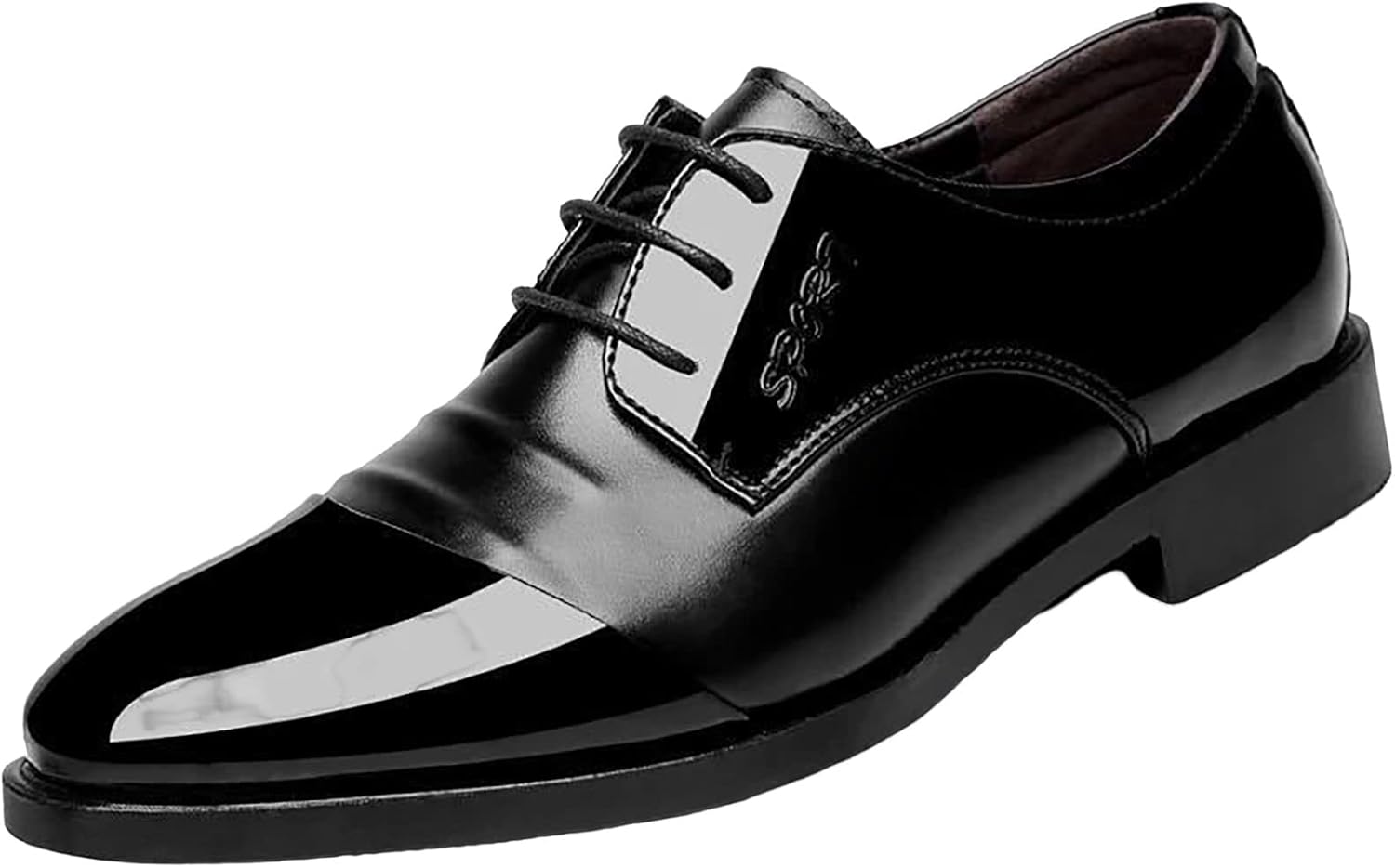 Мужские кожаные туфли CsgrFagr с высокой посадкой, лакированная кожа, британский стиль, деловой повседневный стиль, мужские кожаные туфли для торжественных случаев (черные, размер 8.5)
Мужские кожаные туфли CsgrFagr с высокой посадкой, лакированная кожа, британский стиль, деловой повседневный стиль, мужские кожаные туфли для торжественных случаев (черные, размер 8.5)