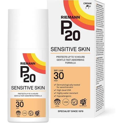 Riemann Spf30 Sensitive солнцезащитный крем 200 мл увлажняющий чувствительный, P20 
Riemann Spf30 Sensitive солнцезащитный крем 200 мл увлажняющий чувствительный, P20