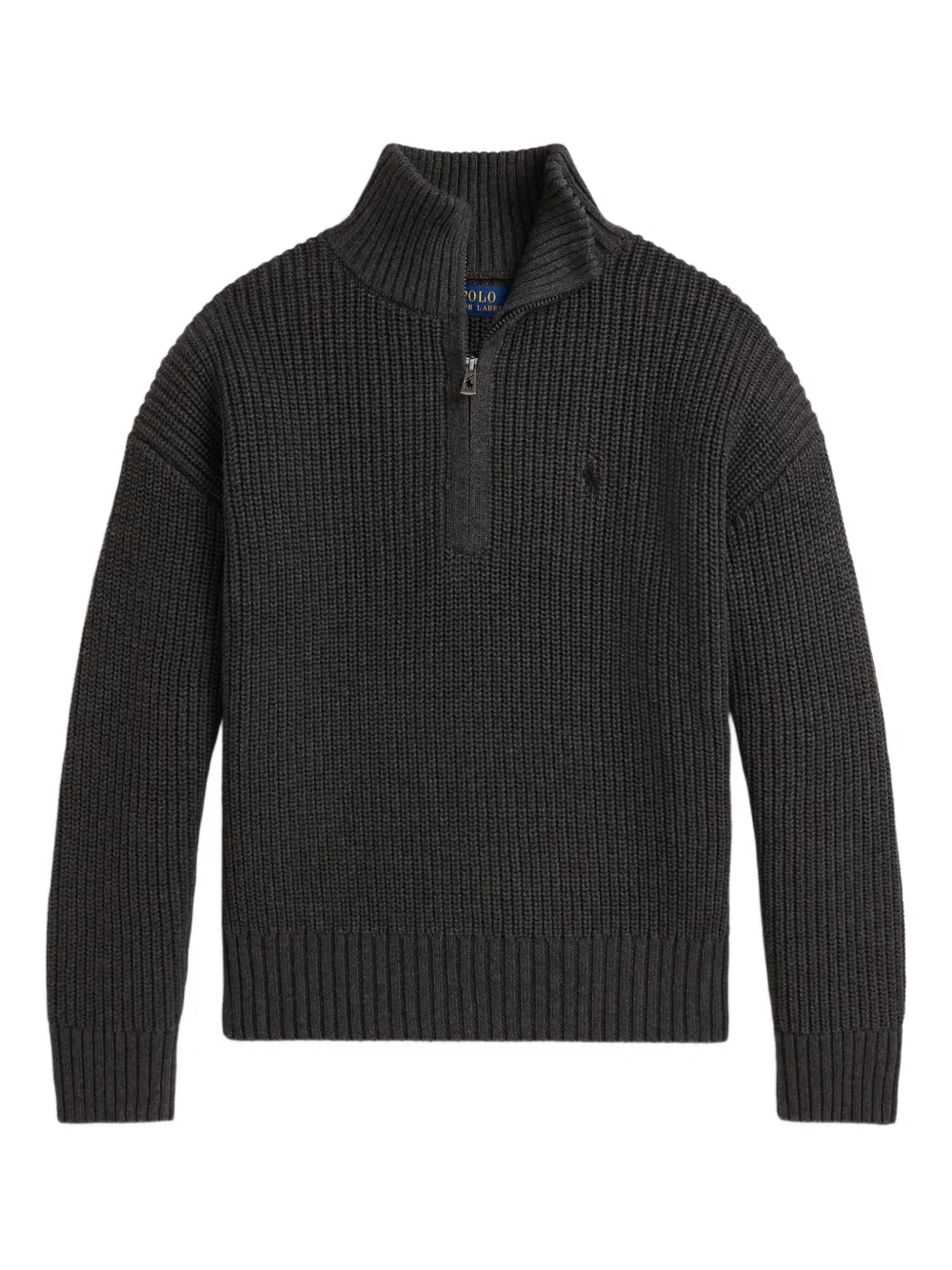 Свитер в рубчик с воротником на молнии POLO RALPH LAUREN KIDS, серый
Свитер в рубчик с воротником на молнии POLO RALPH LAUREN KIDS, серый