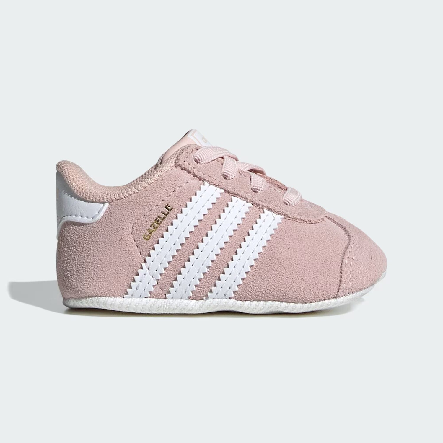 Обувь для кроватки Gazelle Adidas, цвет Icey Pink/Cloud White/Cloud White
Обувь для кроватки Gazelle Adidas, цвет Icey Pink/Cloud White/Cloud White