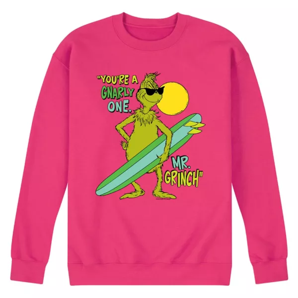 Мужская толстовка из флиса "Доктор Сьюз: Гринч, ты такой противный" Licensed Character, розовый
Мужская толстовка из флиса "Доктор Сьюз: Гринч, ты такой противный" Licensed Character, розовый