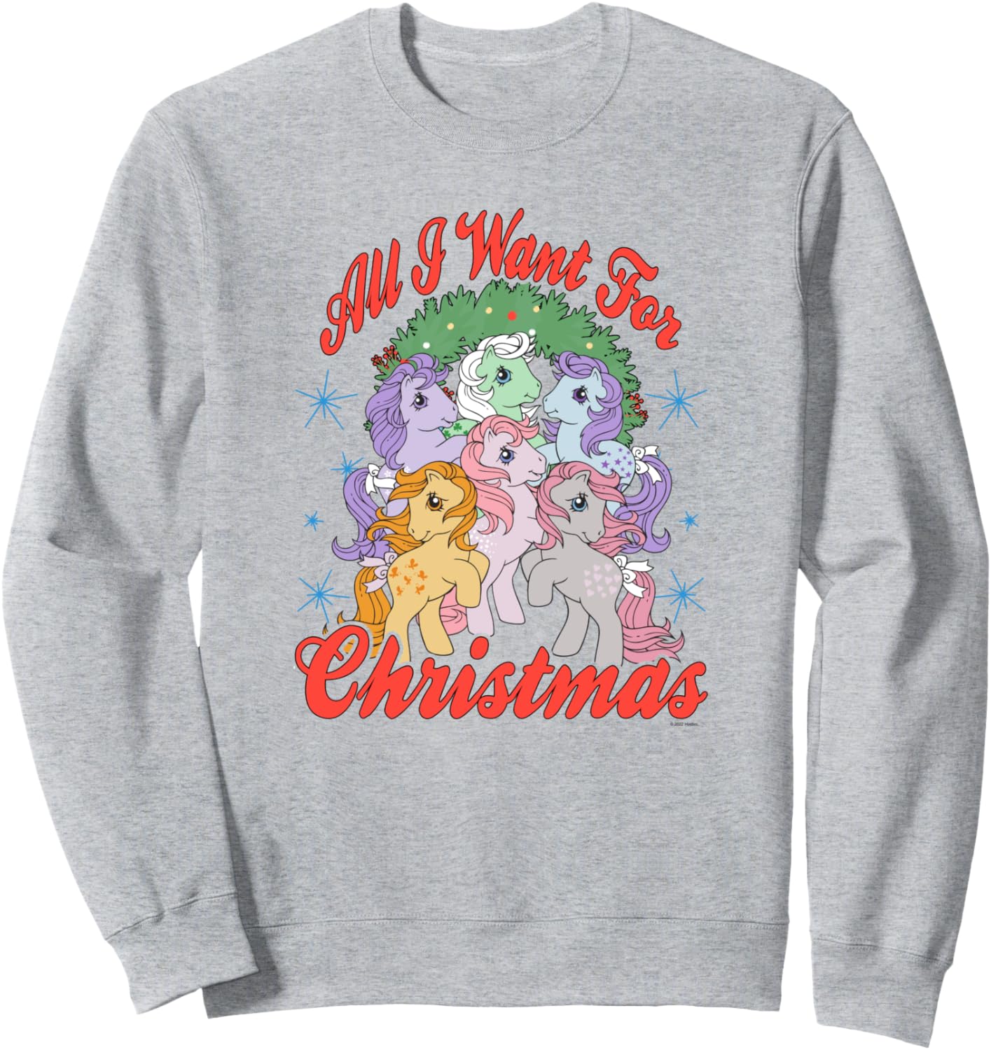 Рождественская толстовка My Little Pony Group All I Want For Christmas, серый
Рождественская толстовка My Little Pony Group All I Want For Christmas, серый