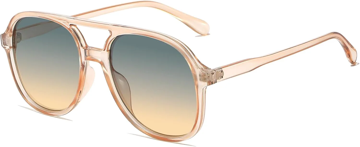 Ретро-солнцезащитные очки-авиаторы для женщин и мужчин. Классические винтажные квадратные солнцезащитные очки-авиаторы в стиле 70-х aisswzber, Transparent Pink
Ретро-солнцезащитные очки-авиаторы для женщин и мужчин. Классические винтажные квадратные солнцезащитные очки-авиаторы в стиле 70-х aisswzber, Transparent Pink