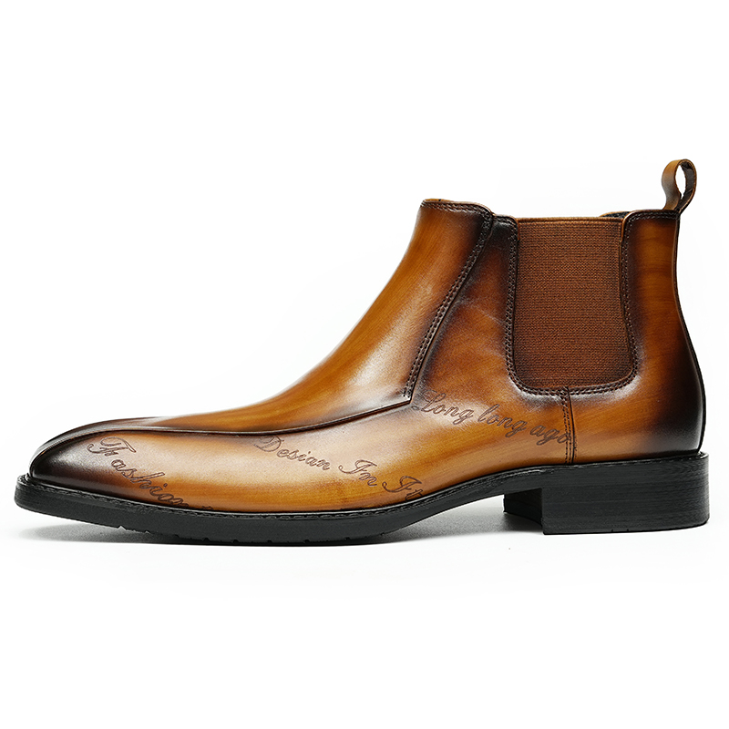 Короткие мужские ботинки челси ASTON M.JAZZ, Brown 
Короткие мужские ботинки челси ASTON M.JAZZ, Brown