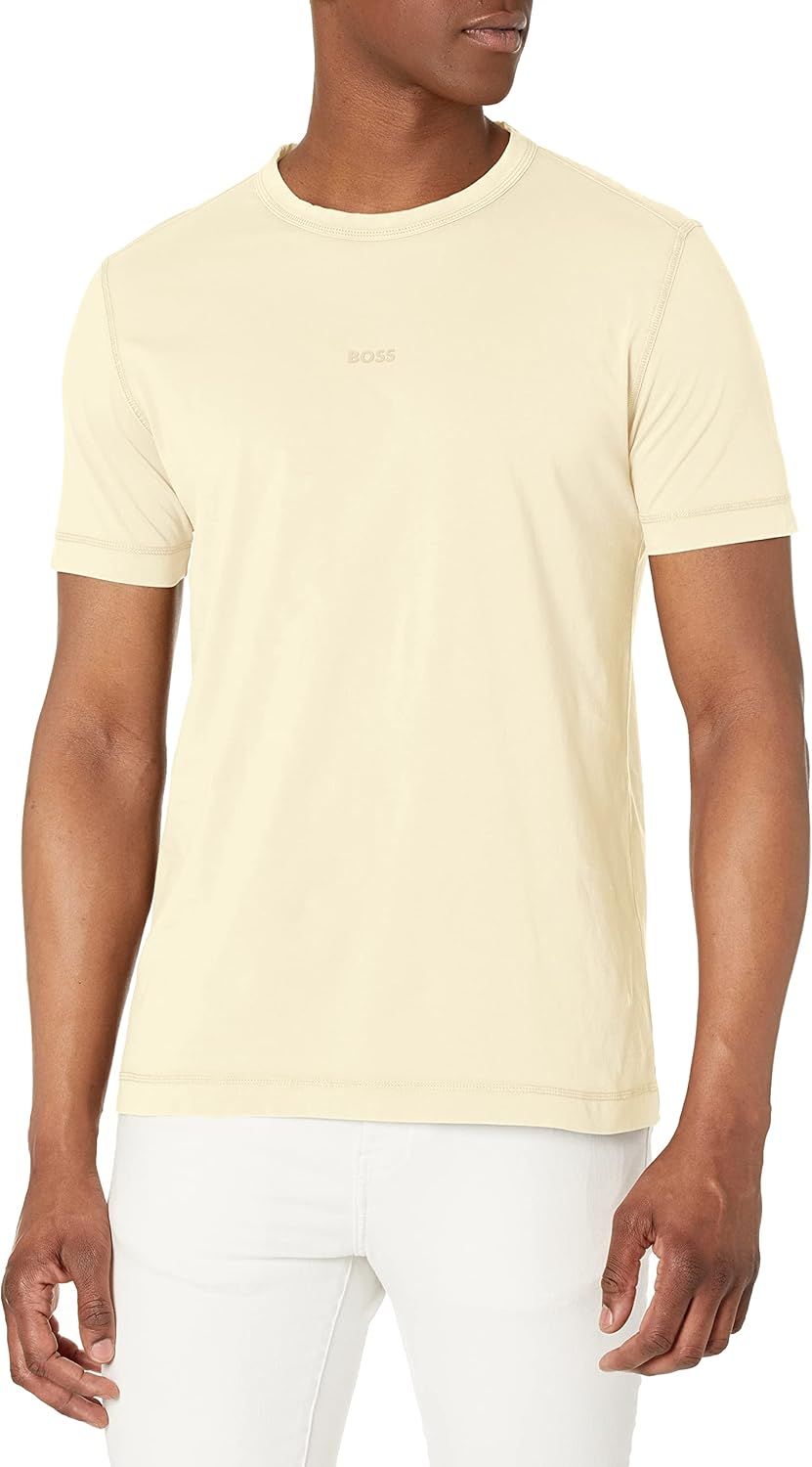 Мужская футболка BOSS с маленьким тональным логотипом, стандартный крой, трикотаж, Creamy Oat Yellow, Желтый, Мужская футболка BOSS с маленьким тональным логотипом, стандартный крой, трикотаж, Creamy Oat Yellow
Мужская футболка BOSS с маленьким тональным логотипом, стандартный крой, трикотаж, Creamy Oat Yellow, Желтый, Мужская футболка BOSS с маленьким тональным логотипом, стандартный крой, трикотаж, Creamy Oat Yellow