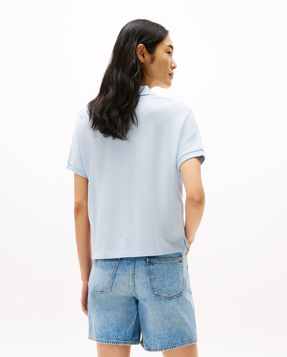 Женская футболка Polo Relaxed с коротким рукавом Tommy Hilfiger, светло-голубой
Женская футболка Polo Relaxed с коротким рукавом Tommy Hilfiger, светло-голубой