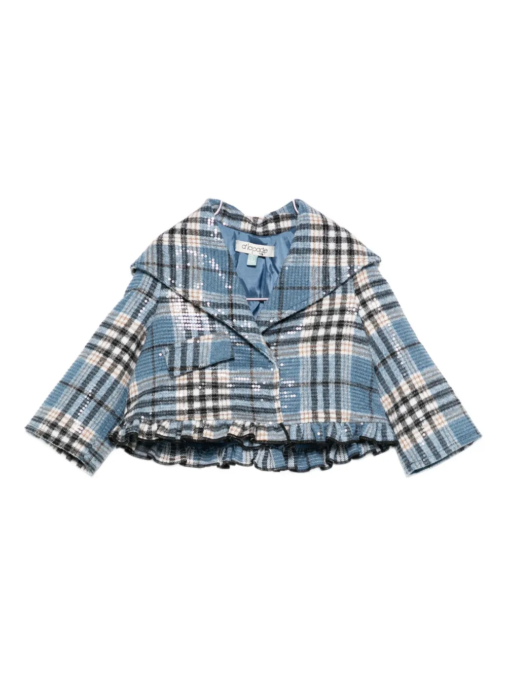 Куртка в клетку с отделкой из пайеток alapage, синий
Куртка в клетку с отделкой из пайеток alapage, синий