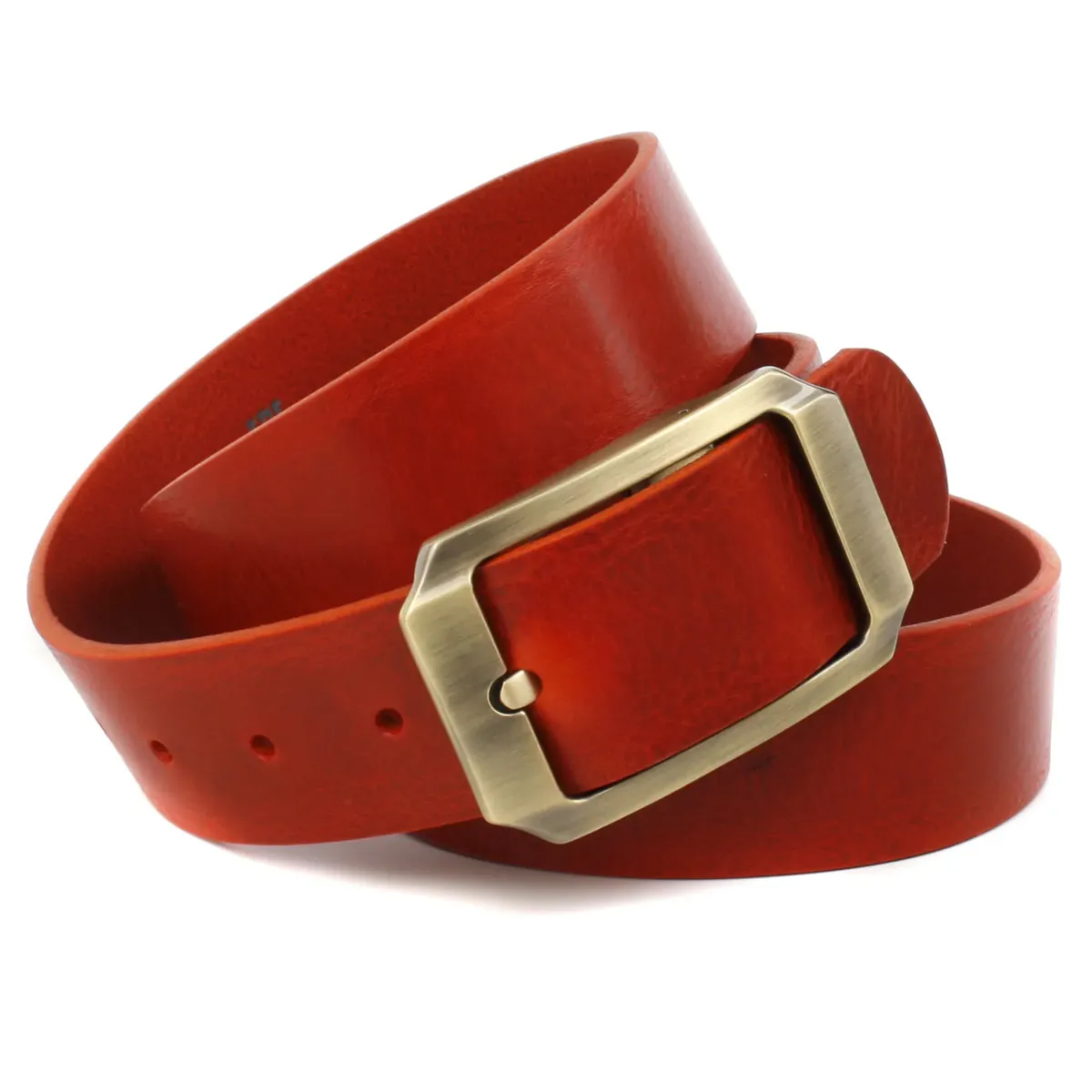 Кожаный ремень Anthoni Crown с пряжкой латунного цвета, красный
Кожаный ремень Anthoni Crown с пряжкой латунного цвета, красный