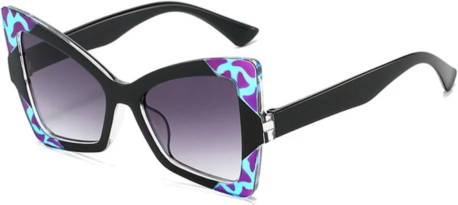 Модные солнцезащитные очки «кошачий глаз» в крупной оправе для женщин и мужчин, классические солнцезащитные очки для активного отдыха и путешествий с защитой от УФ-излучения UV400 TKKTLLT, Black Gradient Gray
Модные солнцезащитные очки «кошачий глаз» в крупной оправе для женщин и мужчин, классические солнцезащитные очки для активного отдыха и путешествий с защитой от УФ-излучения UV400 TKKTLLT, Black Gradient Gray