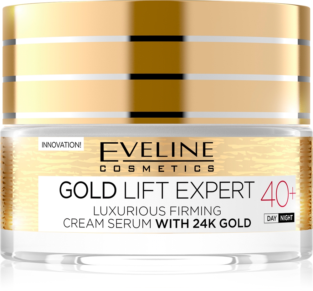 Роскошный укрепляющий крем Gold Lift Expert с 24-каратным золотом Eveline Cosmetics, 50 мл
Роскошный укрепляющий крем Gold Lift Expert с 24-каратным золотом Eveline Cosmetics, 50 мл