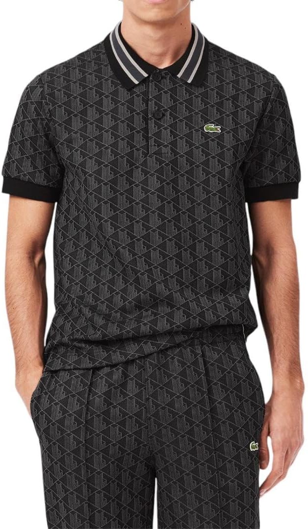 Lacoste мужская сезонная короткая рукав классический крой монограмм поло, Black/Graphite, Черный, Lacoste мужская сезонная короткая рукав классический крой монограмм поло, Black/Graphite
Lacoste мужская сезонная короткая рукав классический крой монограмм поло, Black/Graphite, Черный, Lacoste мужская сезонная короткая рукав классический крой монограмм поло, Black/Graphite