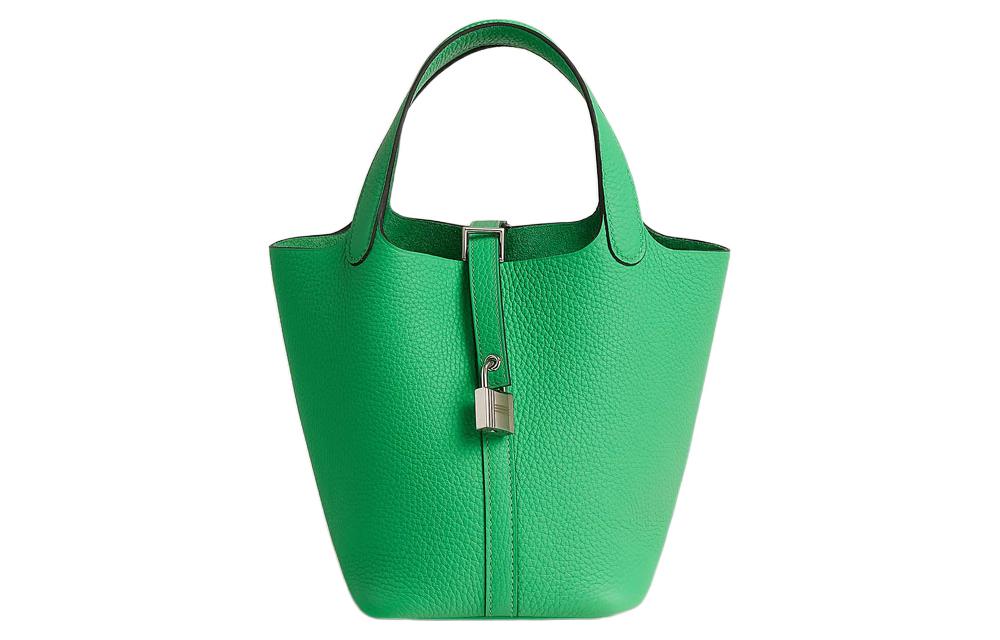 Пикотин Лок Клеменс Бычья Кожа Сумка Корзинка Ведерко 18 Женская 0Z Комик Грин HERMES
Пикотин Лок Клеменс Бычья Кожа Сумка Корзинка Ведерко 18 Женская 0Z Комик Грин HERMES