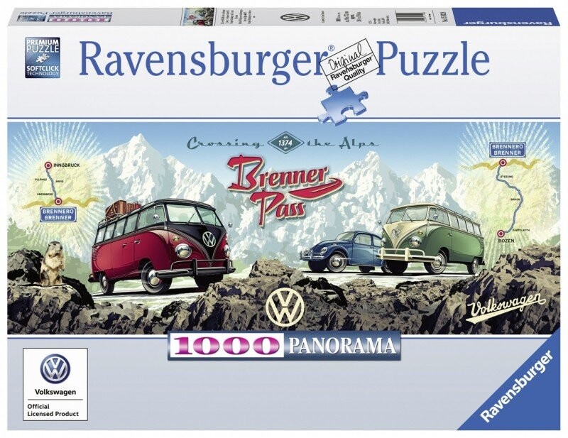 Ravensburger, пазл, Volkswagen Vintage, Панорама, 1000 шт.
Ravensburger, пазл, Volkswagen Vintage, Панорама, 1000 шт.