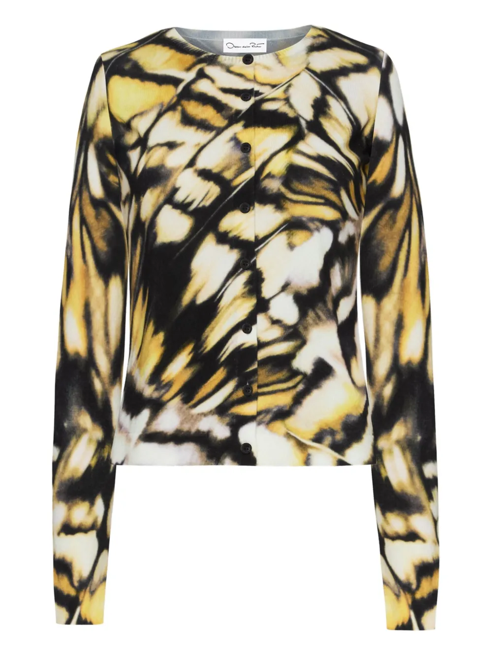 Кардиган с принтом Oscar de la Renta, желтый
Кардиган с принтом Oscar de la Renta, желтый