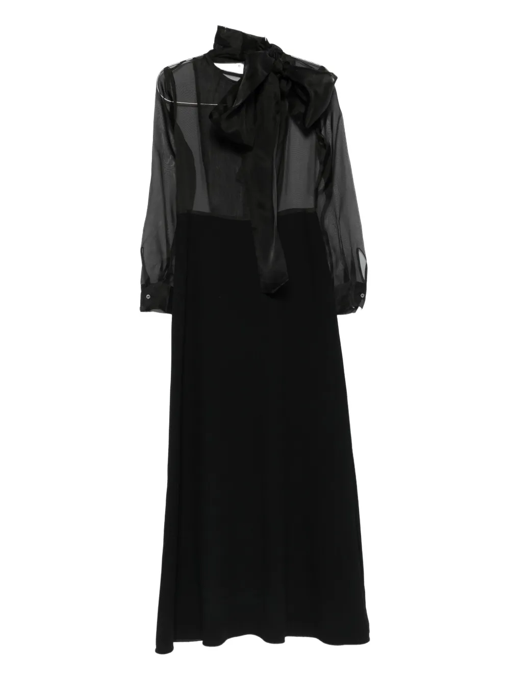 Шелковое платье с бантом P.A.R.O.S.H., черный
Шелковое платье с бантом P.A.R.O.S.H., черный