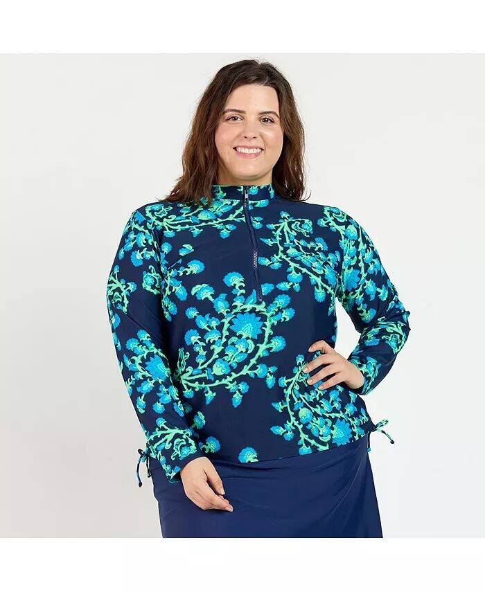 Плюс размер купальник Nora с полумолнией до половины Calypsa, мультиколор
Плюс размер купальник Nora с полумолнией до половины Calypsa, мультиколор