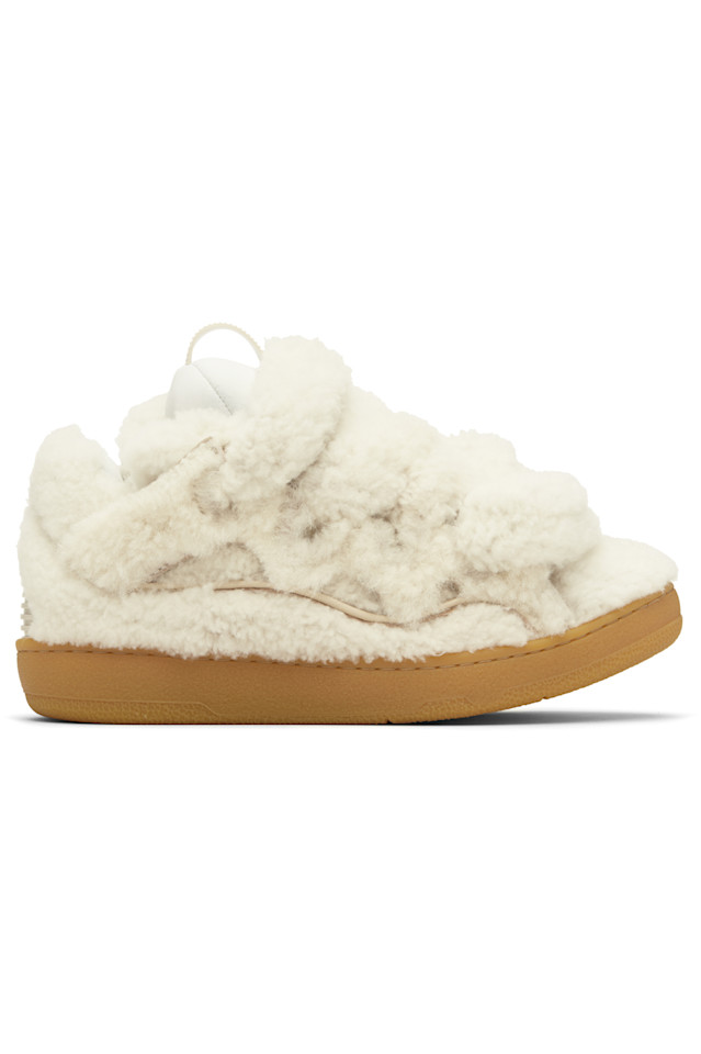 Lanvin Кроссовки Off-White с отделкой из овчины
Lanvin Кроссовки Off-White с отделкой из овчины