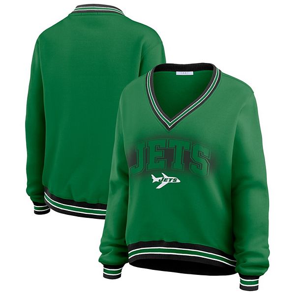 Женский зеленый свитшот new york jets oversize с длинным рукавом и v-образным вырезом Wear By Erin Andrews
Женский зеленый свитшот new york jets oversize с длинным рукавом и v-образным вырезом Wear By Erin Andrews