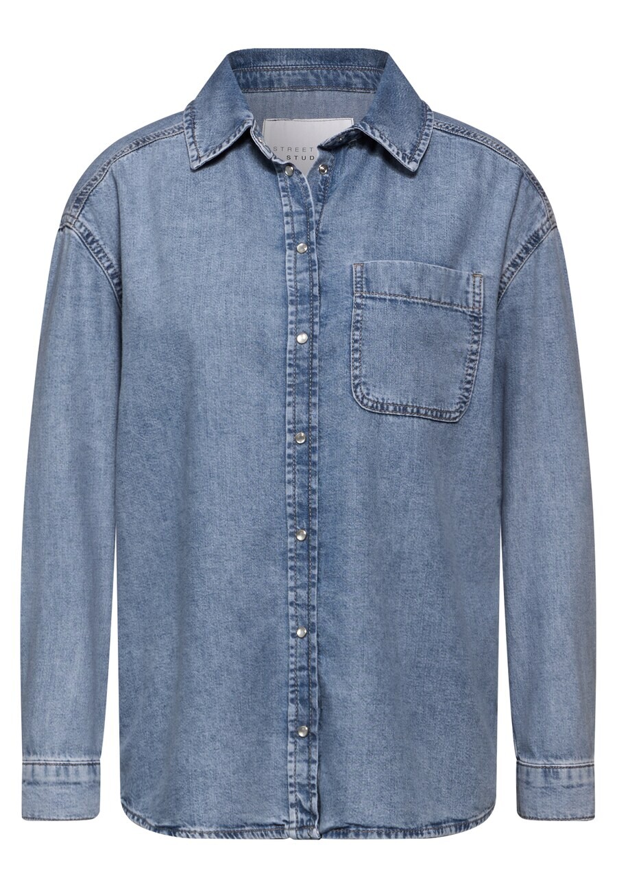 Блузка Street One Studio Blouse, синий деним
Блузка Street One Studio Blouse, синий деним