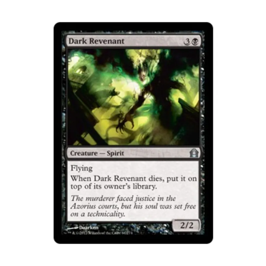 CCG Темный Ревенант (U), MTG - Return to Ravnica
CCG Темный Ревенант (U), MTG - Return to Ravnica