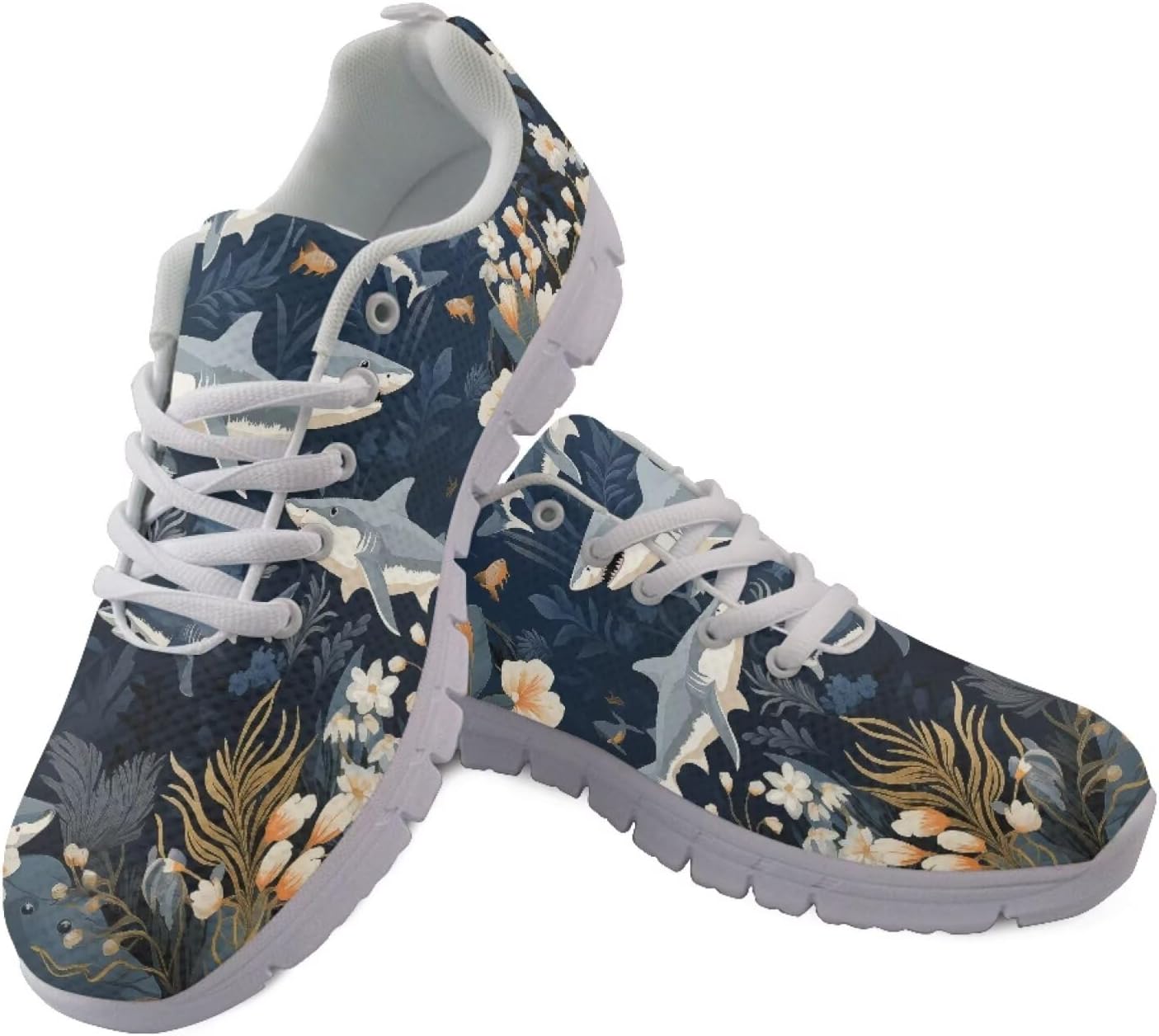 Женские и мужские кроссовки Jeiento для бега с шнуровкой и без, спортивные кроссовки, легкие и удобные, для занятий в тренажерном зале, слипоны, противоскользящая обувь для ходьбы, Shark Ocean Animal
Женские и мужские кроссовки Jeiento для бега с шнуровкой и без, спортивные кроссовки, легкие и удобные, для занятий в тренажерном зале, слипоны, противоскользящая обувь для ходьбы, Shark Ocean Animal
