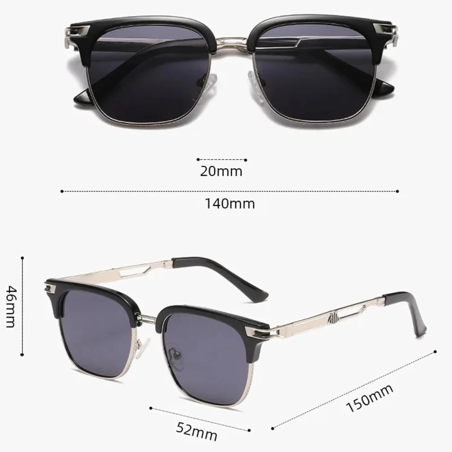 Модные солнцезащитные очки в металлической оправе для женщин и мужчин, классический винтажный стиль, аксессуары, защита от УФ-излучения UV400 TVTBBVV, C5
Модные солнцезащитные очки в металлической оправе для женщин и мужчин, классический винтажный стиль, аксессуары, защита от УФ-излучения UV400 TVTBBVV, C5