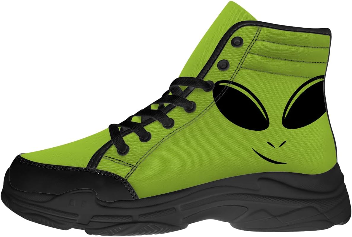 Кроссовки Alien Shoes для мужчин и женщин с 3D принтом, черные высокие на платформе, холщовые, подарок для него и для нее Quorax
Кроссовки Alien Shoes для мужчин и женщин с 3D принтом, черные высокие на платформе, холщовые, подарок для него и для нее Quorax