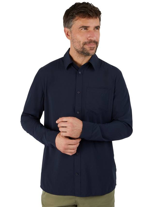 Мужская рубашка с длинным рукавом Dalston Rohan, True Navy
Мужская рубашка с длинным рукавом Dalston Rohan, True Navy