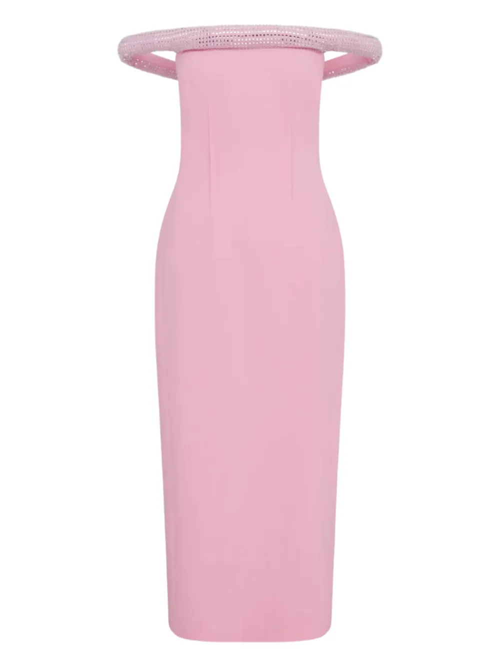 Платье миди, украшенное кристаллами David Koma, розовый
Платье миди, украшенное кристаллами David Koma, розовый