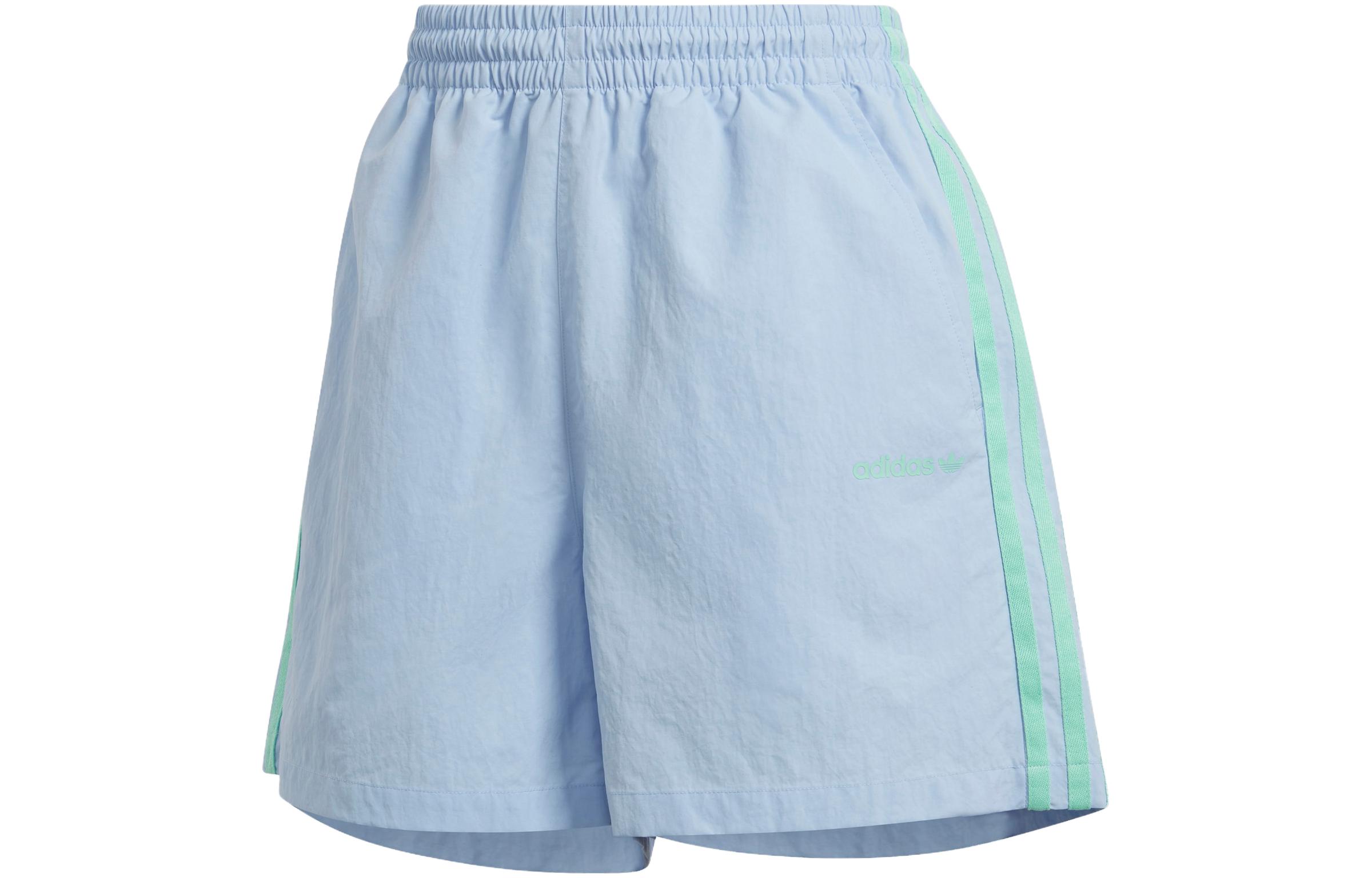 Женские повседневные шорты светло-розового и голубого цвета Adidas Originals 
Женские повседневные шорты светло-розового и голубого цвета Adidas Originals