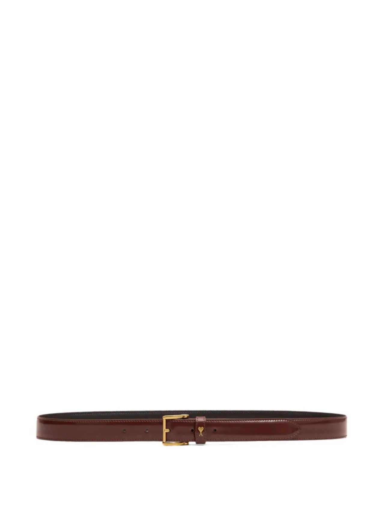 Ремень с кожаной пряжкой AMI Paris, коричневый
Ремень с кожаной пряжкой AMI Paris, коричневый