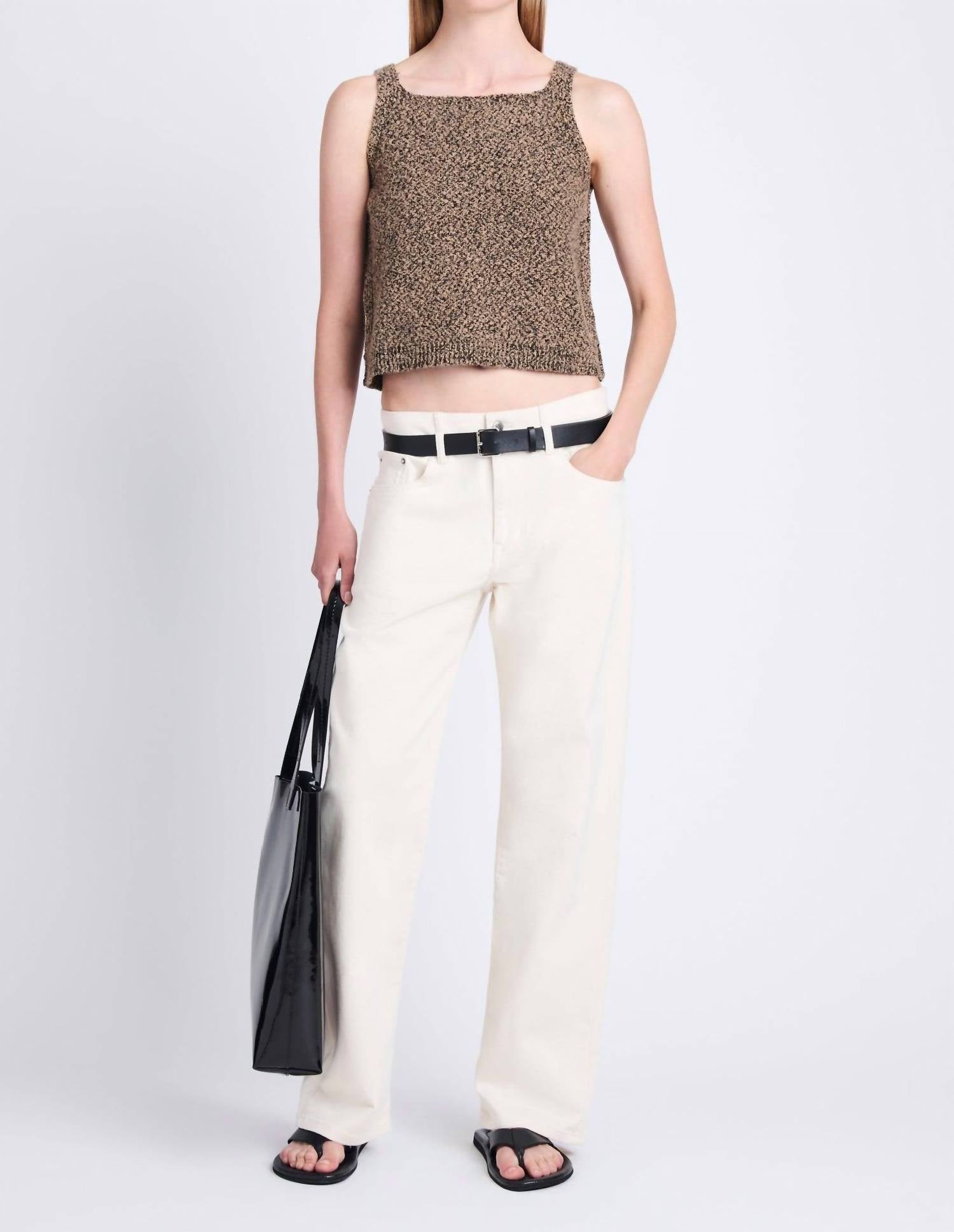 Свитер Label Drew из меланжевого трикотажа Proenza Schouler, цвет marled knits
Свитер Label Drew из меланжевого трикотажа Proenza Schouler, цвет marled knits