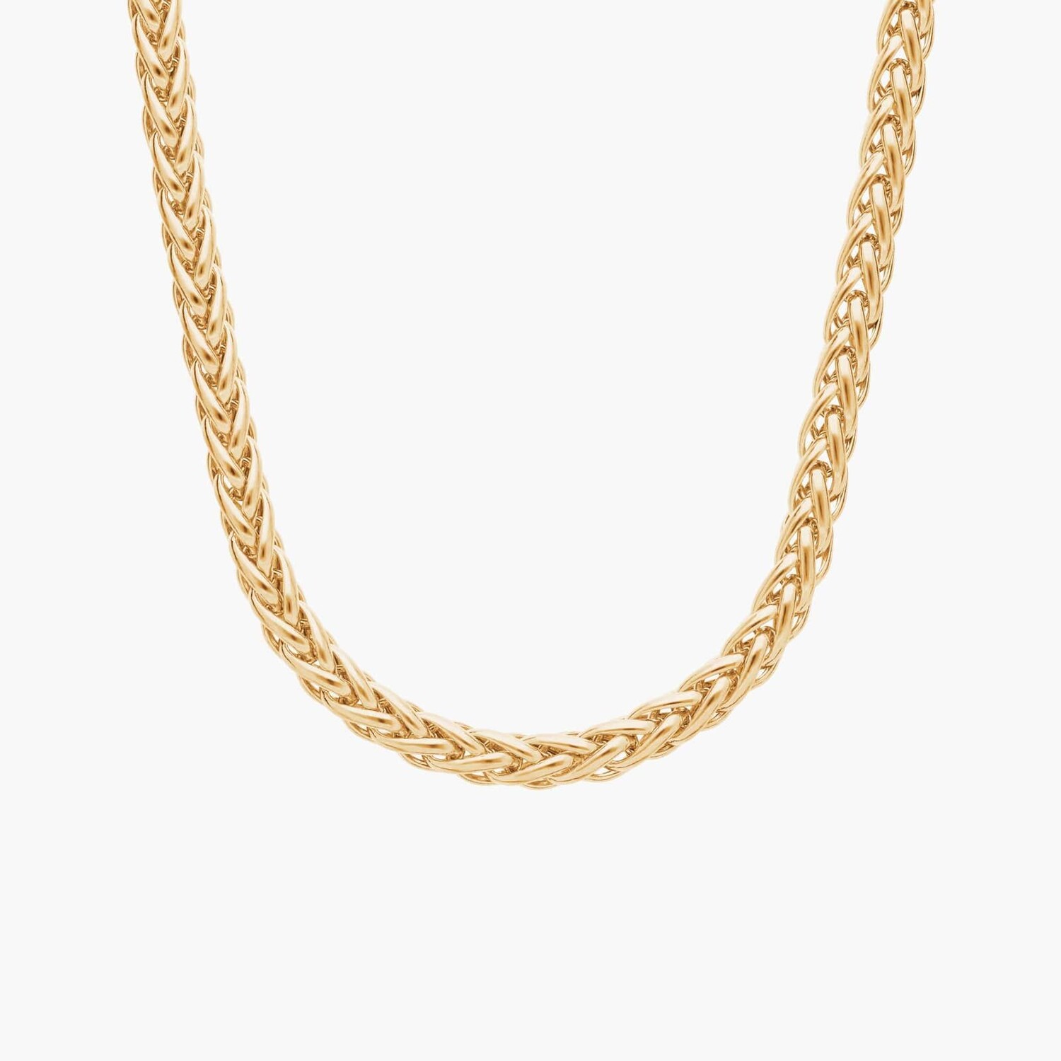 18-дюймовое ожерелье из цепочки пшеницы из 14-каратного желтого золота (4,3 мм) Blue Nile
18-дюймовое ожерелье из цепочки пшеницы из 14-каратного желтого золота (4,3 мм) Blue Nile