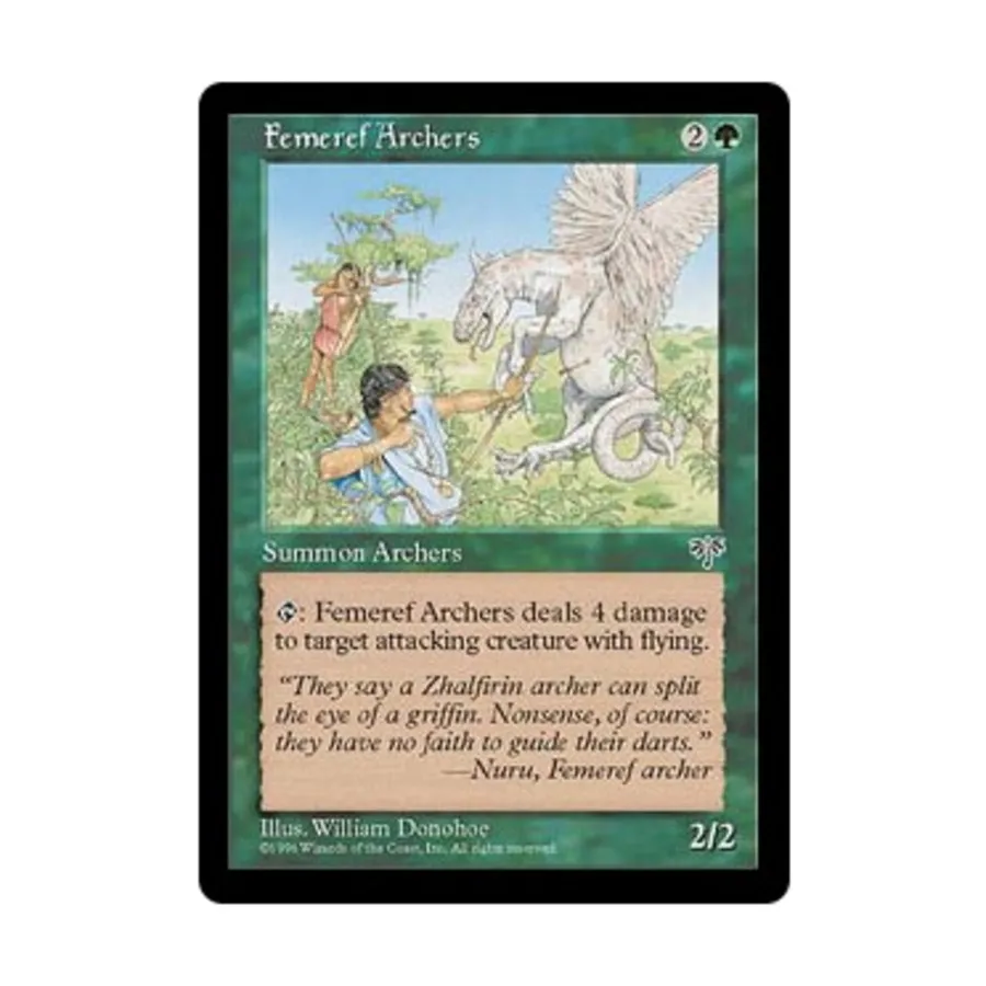 CCG Фемереф Арчерс (В), MTG - Mirage
CCG Фемереф Арчерс (В), MTG - Mirage