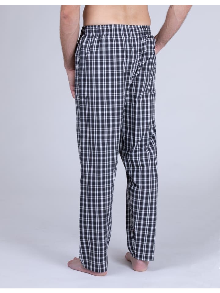 Пижамные брюки Moonline, черный/белый
Пижамные брюки Moonline, черный/белый