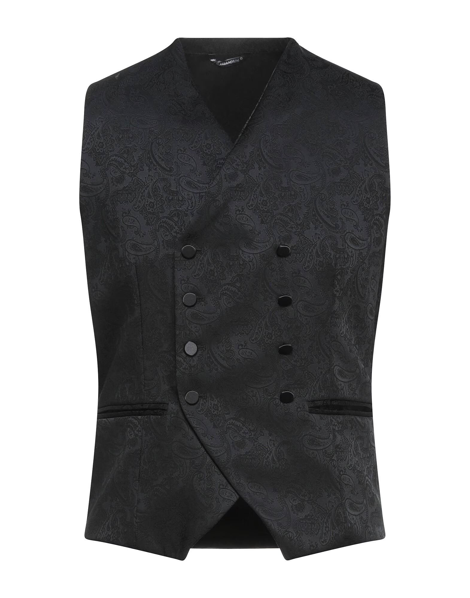 Жилет, сшитый на заказ Daniele Alessandrini, черный
Жилет, сшитый на заказ Daniele Alessandrini, черный
