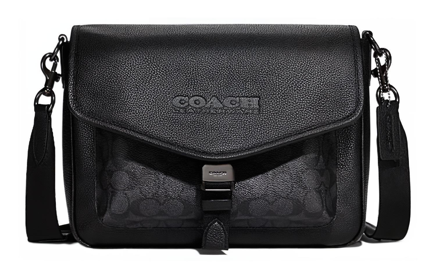 COACH Кожаный мужской мессенджер через плечо
COACH Кожаный мужской мессенджер через плечо