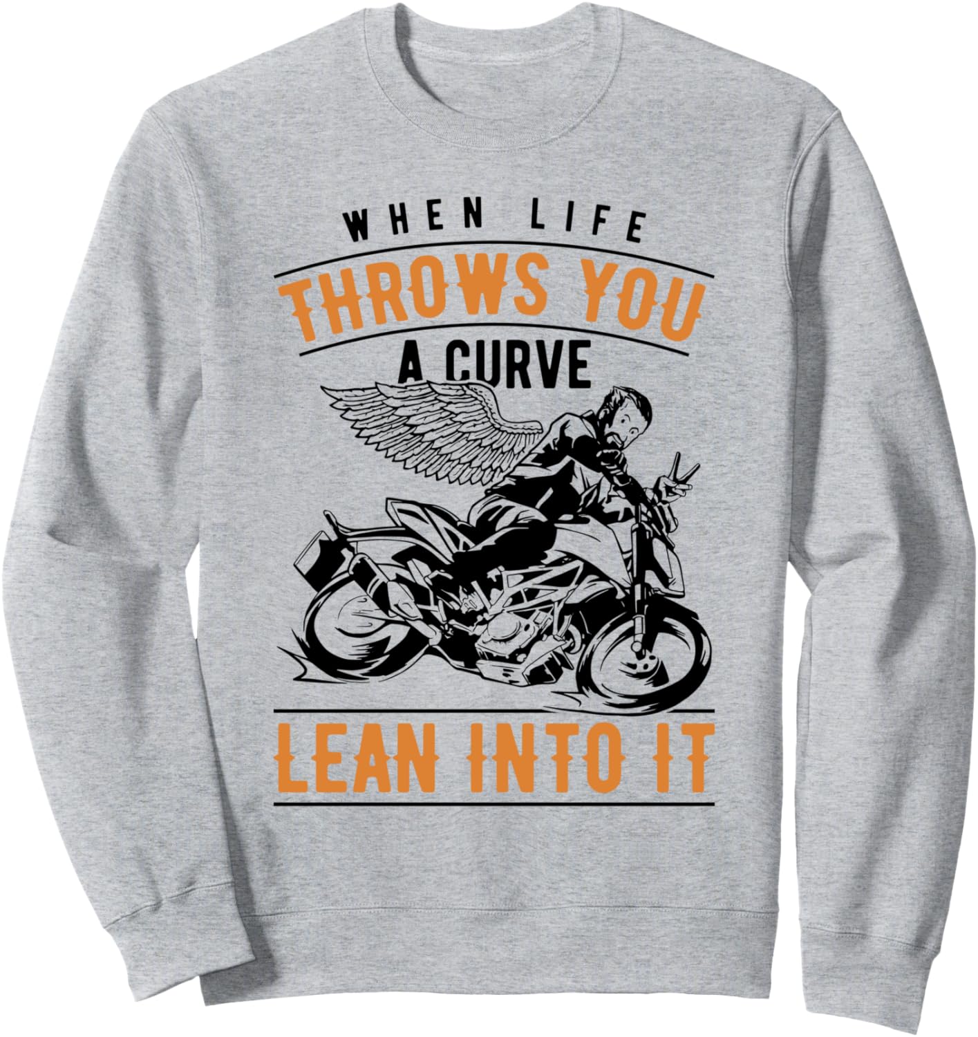 Толстовка с надписью «Lean into the Curve» для байкеров и мотоциклистов Funny Biker Motorcycle Gift Ideas, серый
Толстовка с надписью «Lean into the Curve» для байкеров и мотоциклистов Funny Biker Motorcycle Gift Ideas, серый