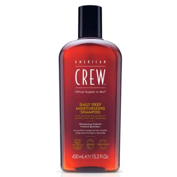 Глубоко увлажняющий шампунь для сухих волос для мужчин, 450 мл American Crew Daily deep moisturizing
Глубоко увлажняющий шампунь для сухих волос для мужчин, 450 мл American Crew Daily deep moisturizing