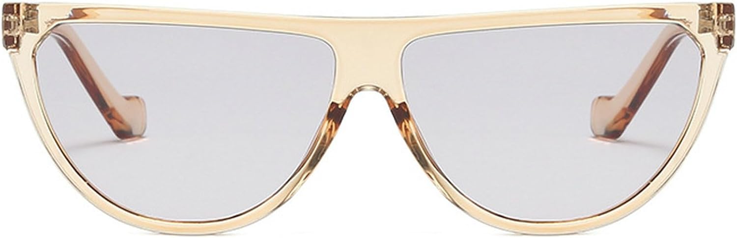 Мужские солнцезащитные очки в стиле ретро, полукруглые, модные, черные и коричневые, с защитой от УФ-излучения UV400, плоская верхняя часть, дизайнерские женские солнцезащитные очки mincl, Brown Gray
Мужские солнцезащитные очки в стиле ретро, полукруглые, модные, черные и коричневые, с защитой от УФ-излучения UV400, плоская верхняя часть, дизайнерские женские солнцезащитные очки mincl, Brown Gray