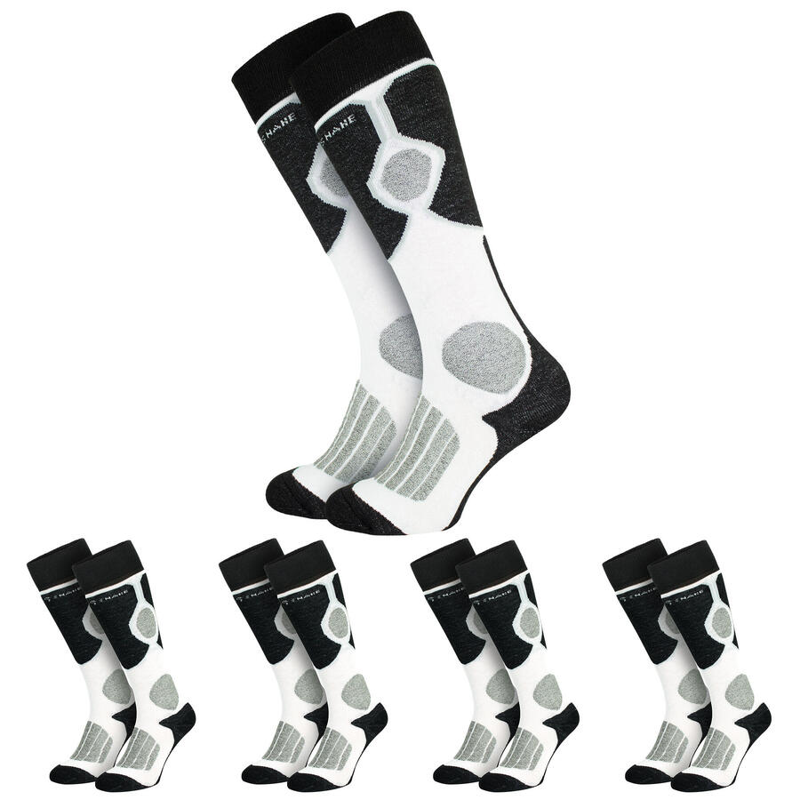 BLACK SNAKE 4 пары функциональных носков | Горнолыжные носки | Женские и мужские | Чёрно-белые
BLACK SNAKE 4 пары функциональных носков | Горнолыжные носки | Женские и мужские | Чёрно-белые