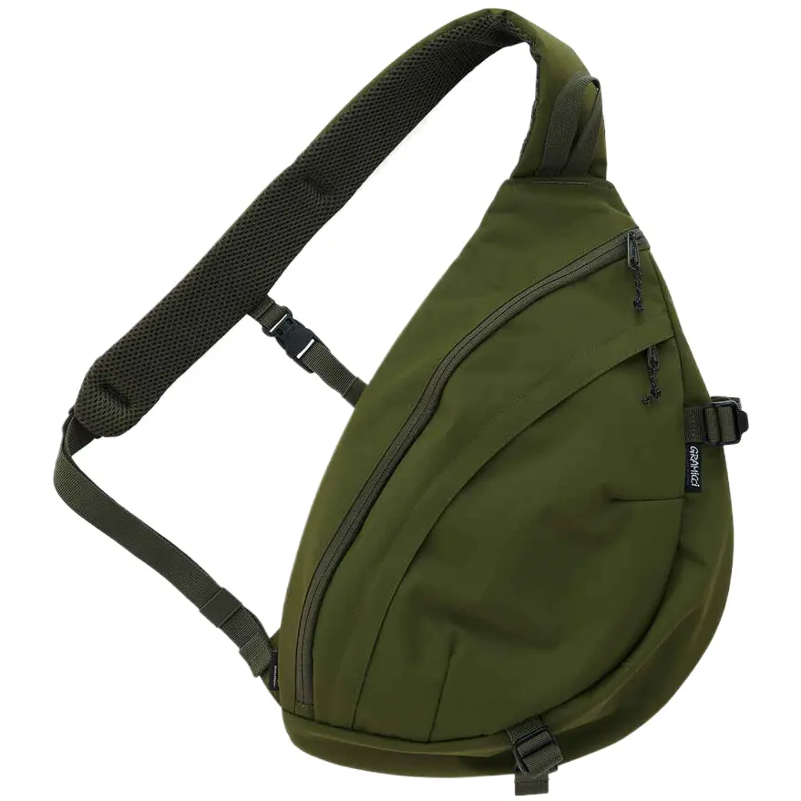 Gramicci Сумка-мессенджер из полиамида армейского зеленого цвета с черным унисекс, Army Green
Gramicci Сумка-мессенджер из полиамида армейского зеленого цвета с черным унисекс, Army Green