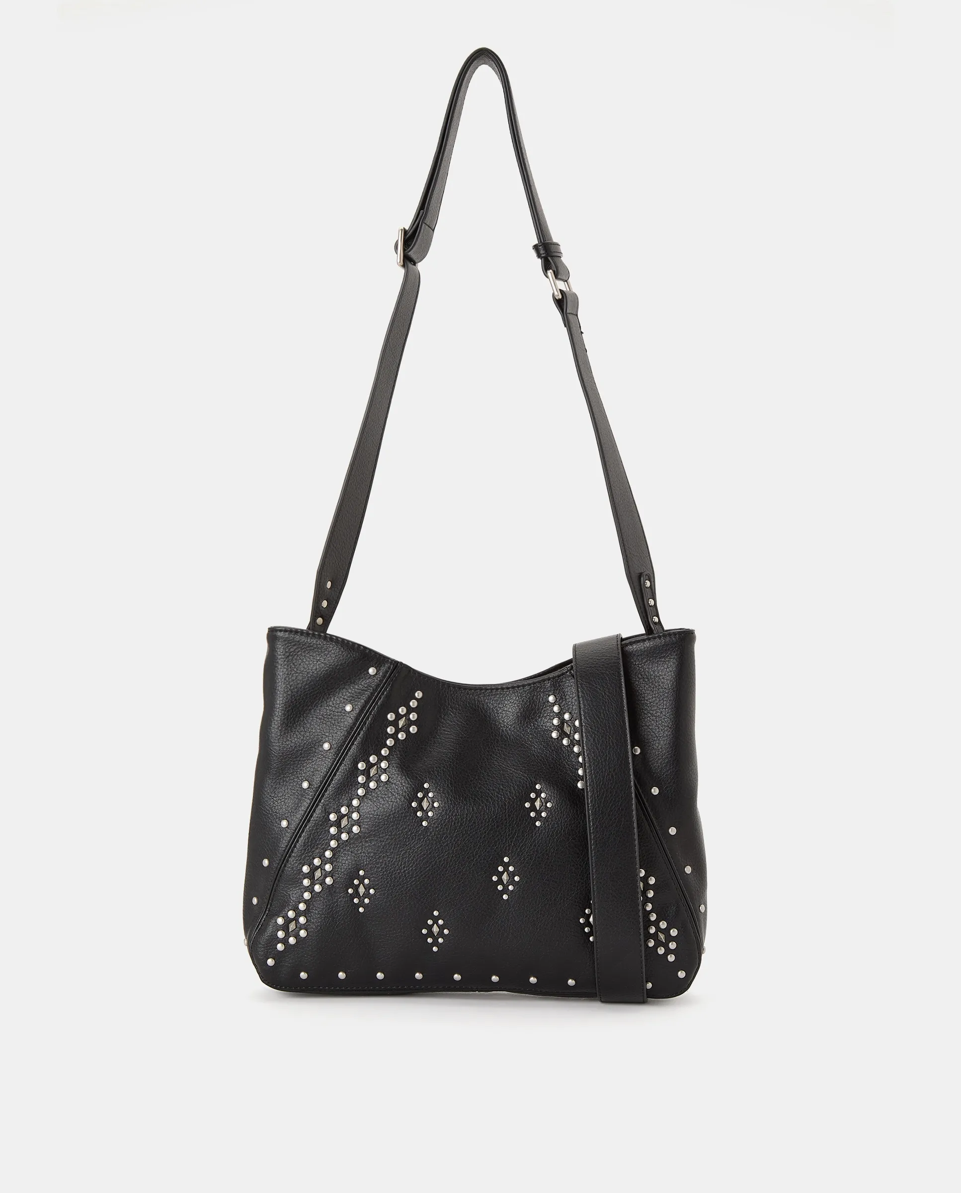 Сумка через плечо с декоративными заклепками Tintoretto, черный
Сумка через плечо с декоративными заклепками Tintoretto, черный