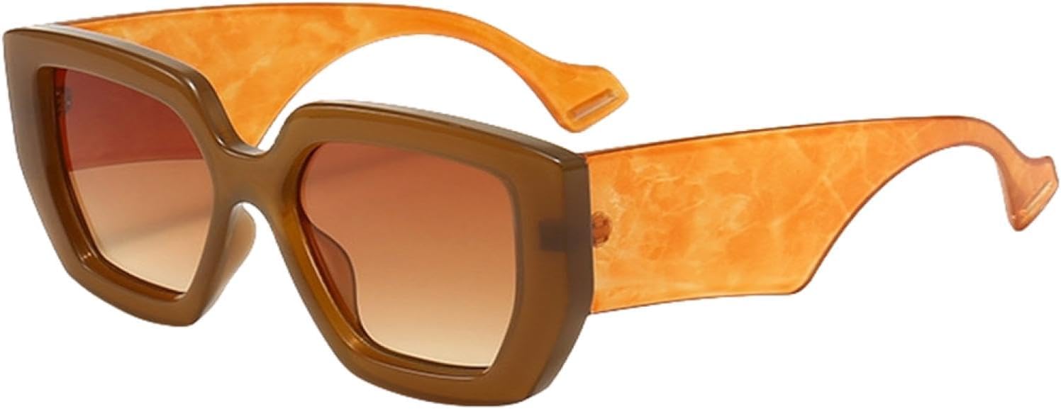 Солнцезащитные очки конфетных цветов для женщин, модные, большого размера, с широкими дужками, градиентные, в толстой оправе, в стиле ретро, разноцветные HHZZYVY, Tea Tea
Солнцезащитные очки конфетных цветов для женщин, модные, большого размера, с широкими дужками, градиентные, в толстой оправе, в стиле ретро, разноцветные HHZZYVY, Tea Tea