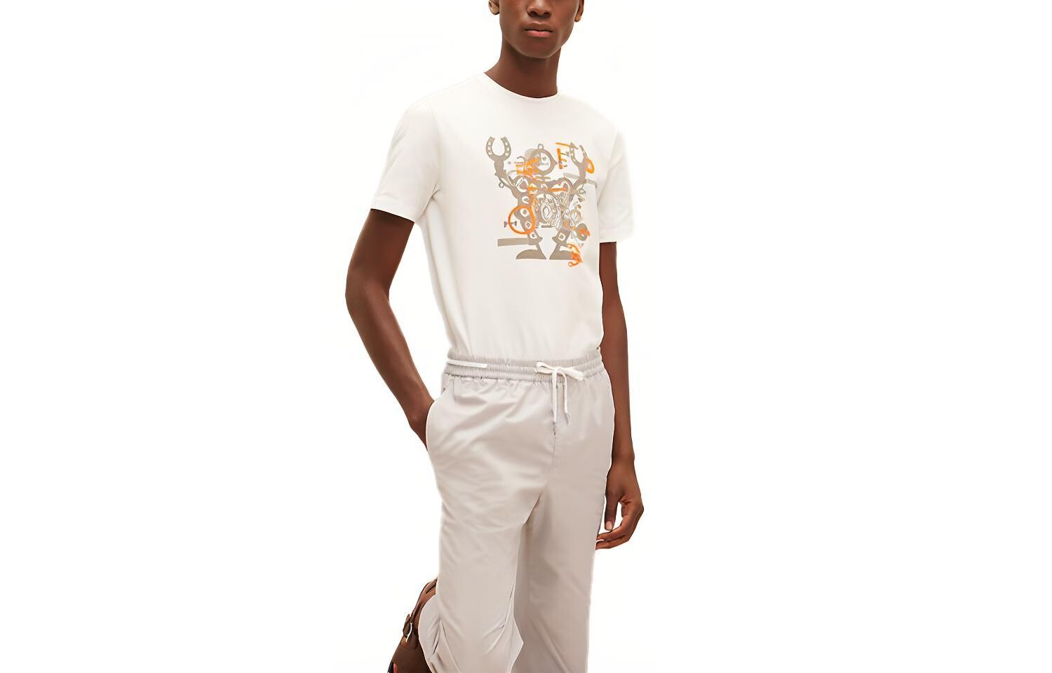 Футболка мужская белая Hermes, белый
Футболка мужская белая Hermes, белый