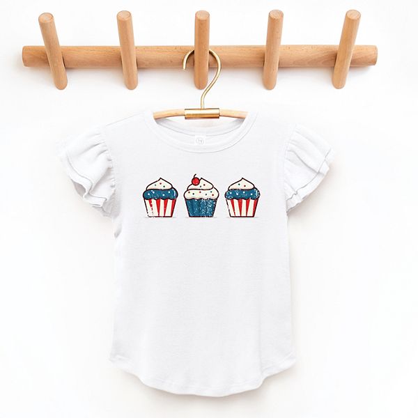Футболка с рукавами-фонариками Patriotic cupcakes The Juniper Shop, White
Футболка с рукавами-фонариками Patriotic cupcakes The Juniper Shop, White