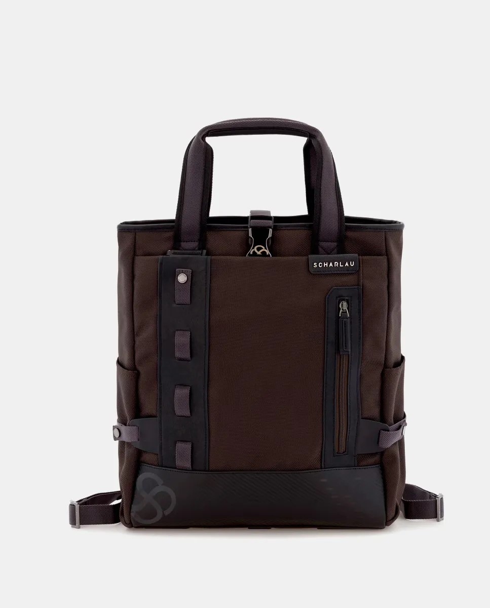 Многопозиционный рюкзак унисекс на молнии темно-коричневого цвета Scharlau
Многопозиционный рюкзак унисекс на молнии темно-коричневого цвета Scharlau